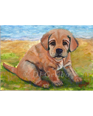 beached-lab-pup-painting-by-artist-dj-geribo