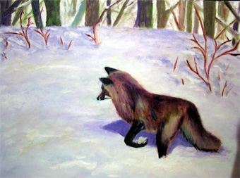 Fox Hunting in Progress by artist DJ Geribo Fox Hunting in Progress by artist DJ Geribo